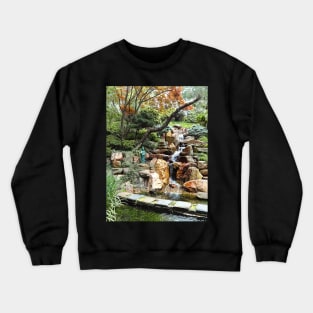 Japanese Garden in Autumn Crewneck Sweatshirt